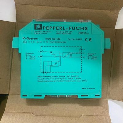 KFD2-CD-1.32 PEPPERL FUCHS Isolierter Barriere-Stromtreiber 1 Kanal-Signalkonditionierer