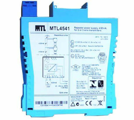 MTL4541 MTL Instrumente Wiederholungsgerät Stromversorgung 4/20mA HART 2 oder 3 Drahttransmitter