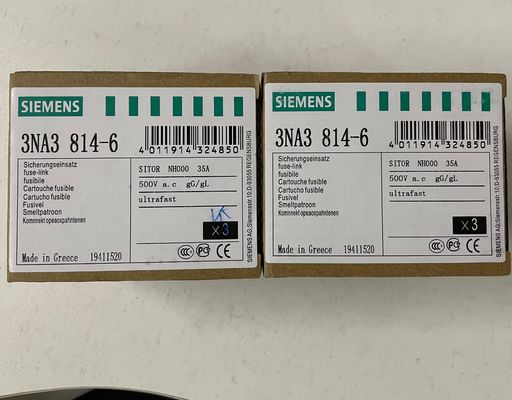 Siemens 3NA3814-6 NH-Sicherungseinsatz für Messbereich 30 bar und Ovalflansch während des Betriebs