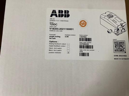ABB V18345 Ventilpositionierer mit 4-20mA Leistung IP67