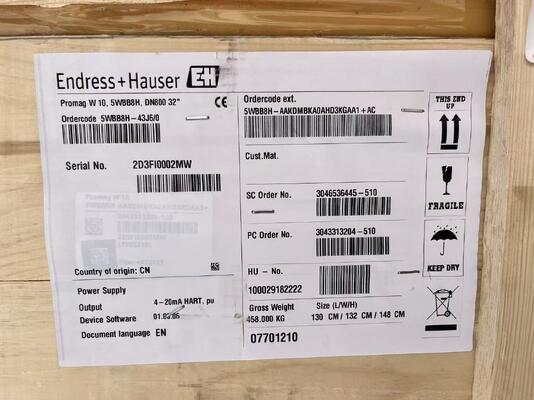 Endress Hauser 5WBB8H-43J6/0 Druckmessgerät für Industriezwecke