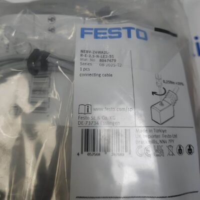 Festo NEBV-Z4WA2L-R-E-2 Elektromagnetikventilanschlusskabel