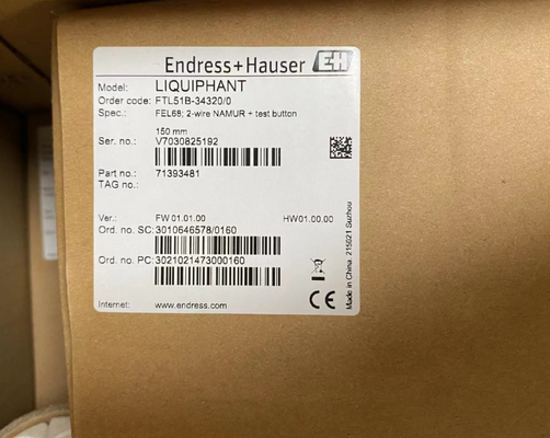 E+H FTL51B-3M7P5/0 Liquiphant Stimmgabel-Füllstandschalter
