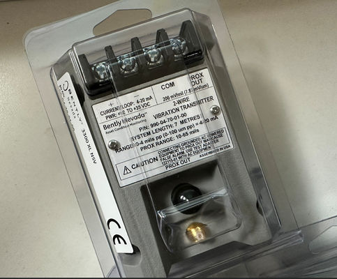 990-04-70-01-00 Bently Nevada 990 Vibrationssender 35mm DIN Schienenklemmen