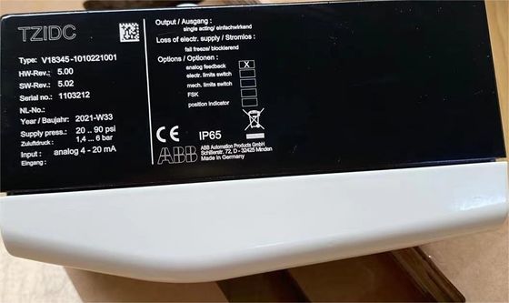 V18345-1010221001 ABB Ventilpositionierer TZIDC Elektropneumatik