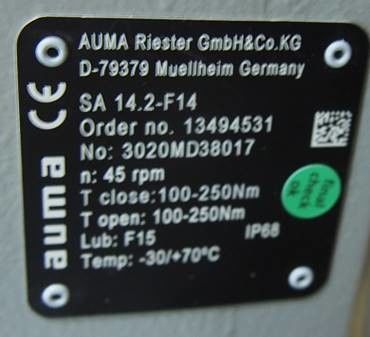 SAR 14.2-F14 AUMA SAR 07.2