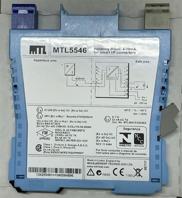MTL5546 MTL Isolierungsbetreiber für 4·20mA HART®-Ventilpositionierer mit Linienfehldetektion