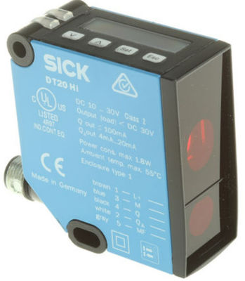 SICK Laserdistanzsensoren DT20 Hi DT20-P244B 24,3 mm x 72,4 mm x 54,1 mm