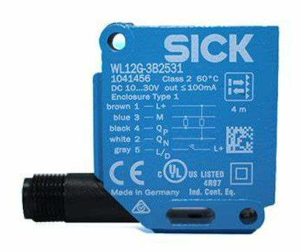 SICK WL12G-3B2531 rechteckiger photoelektrischer Sensor für industrielle Anwendungen