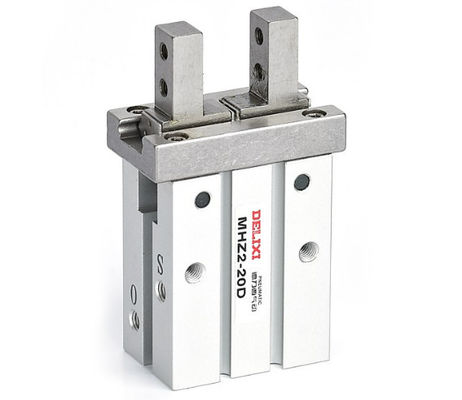 SMC Corporation MHZ2-20D Gripper, Luft, Doppelwirkung, Bohrgröße: 20 mm, Parallel 2-Finger, 0,1-0,7 MPa