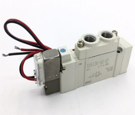 SMC SY5120-5G-01 Ventil, Sol, SY5000 SOL/VALVE, GUMMIER SEAL Nennspannung 24 VDC