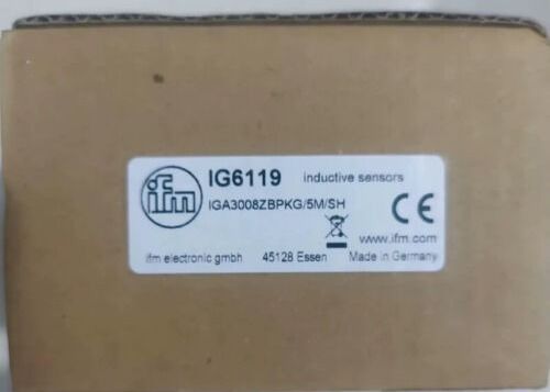 IFM IG6119 Induktive Hochtemperatur-Sensor mit 24V Spannungsversorgung und IP65-Schutz