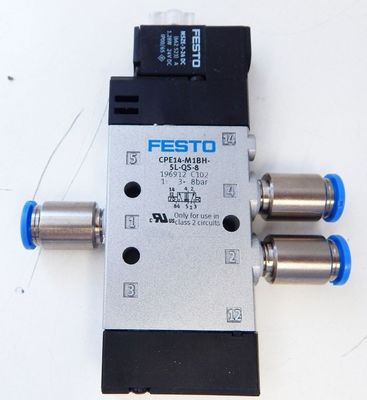Festo CPE14-M1BH-5L-QS-8 Magnetventil nicht verwendet/OVP mit elektrischer Aktivierung
