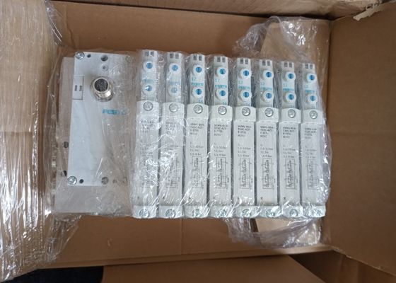 Festo-Ventil-Sortiment VTUG mit Mehrpinnstecker oder Feldbusanschluss VTUG-14-VRPT-B1T-Q12B-UB-Q6SU-24K+TTSC