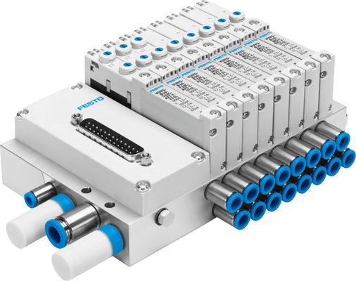 Festo VTUG-10-VRPT-B1T-Q10B-UB-QH6SU-16K+TTSC Ventilspülkörper VTUG mit mehreren Steckern oder Feldbusanschluss