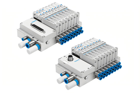 Festo VTUG-10-VRPT-B1T-Q10B-UB-QH6SU-16K+TTSC Ventilspülkörper VTUG mit mehreren Steckern oder Feldbusanschluss