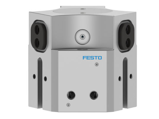 Festo Drei-Punkte-Greifer HGDD-35-A-G2 Doppelwirkende optionale Montageposition und IP65-Schutz
