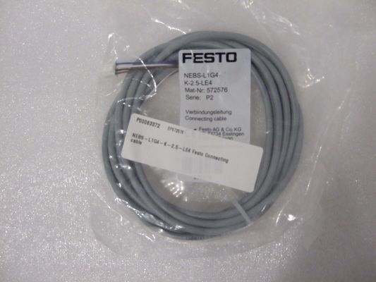 Festo-Verbindungskabel NEBS-L1G4-K-2.5-LE4 mit Etikettenhalter