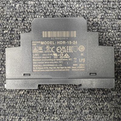 MEAN WELL HDE-15-24 Schienenstromversorgung Original mit versiegeltem 1,47 KG