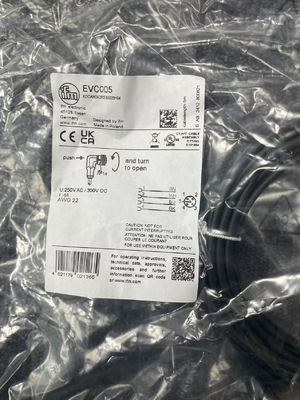 Weibliches Kabelgerät IFM EVC005 ADOAH040MSS0005H04 Widerstandsfähig gegen Öle und Kühlmittel