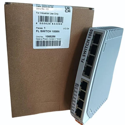 FL SWITCH 1008N 1085256 Industrieller Ethernet-Schalter mit IP54-Schutzniveau und 0,05 cm-1 Zellkonstante