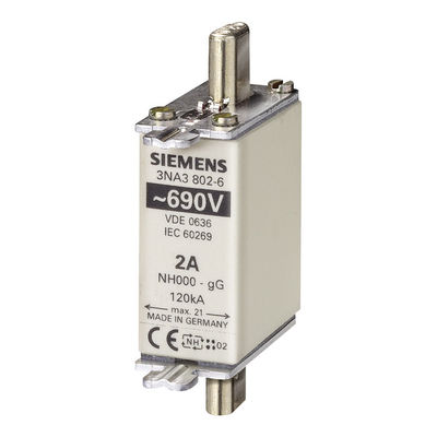 Siemens 3NA3814-6 NH-Sicherungseinsatz für Messbereich 30 bar und Ovalflansch während des Betriebs