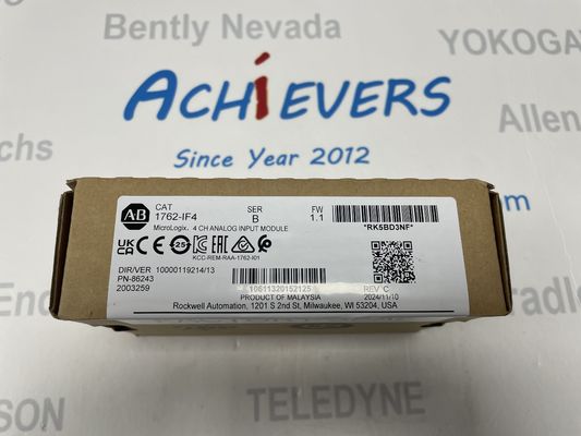 Allen-Bradley 1762-IF4 ist ein kompaktes Analog-Eingangsmodul mit vier (4) Differenzialkanälen.