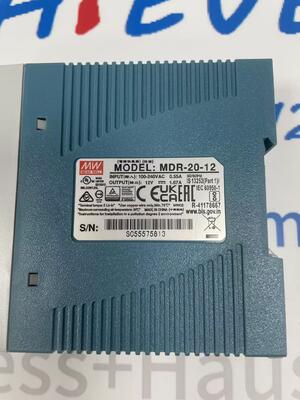 Mean Well MDR-20-12 Industrielle DIN-Schienenstromversorgung