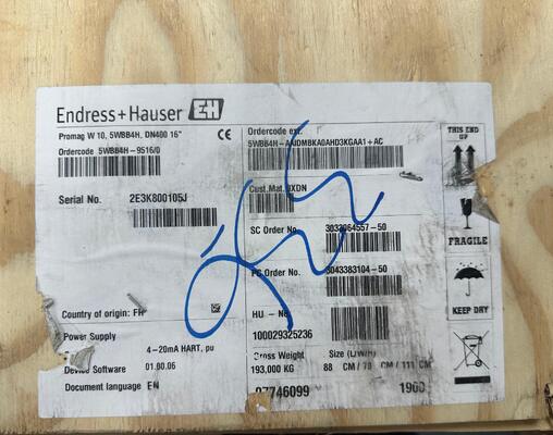 E+H 5WBB4H-9516/0 Level Transmitter