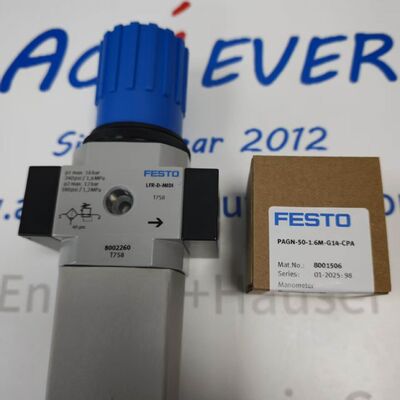 Festo PAGN-50-1.6M-G14-CPA EN 837-1 Druckmessgerät mit Flanken