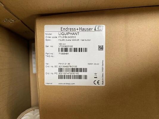 E+H FTL51B-34320/0 Liquiphant Vibronic Tuning Fork Level Switch mit SIL-Klasse