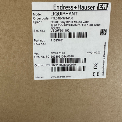 E+H FTL51B-37441/0 Liquiphant FTL51B Erweiterte Sonde Vibronische Abstimmungsgabelniveauschalter