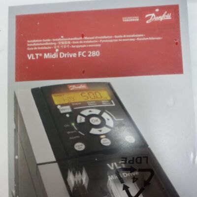 Danfoss FC-280P4K0T4E20H2BXCXX  VLT Midi Drive 4kW 380-480V Profibus AC Frequency Converter