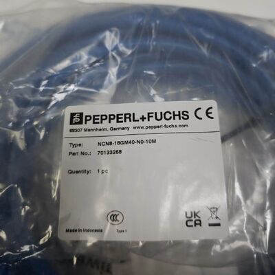 Pepperl+Fuchs NCN8-18GM40-N0-10M Nicht flüssiger induktiver Näherungssensor 10m Festkabel