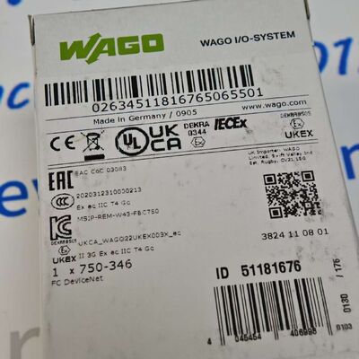 WAGO 750-346 Feldbuskoppler DeviceNet ECO | Industrielles I/O-Modul