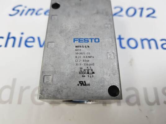 Festo MFH-5-1/4 Pilot-Tellermagnetventil