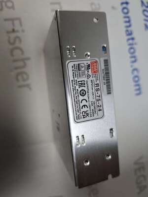 MW Mean Well RS-75-24 Industrie-Schaltnetzteil mit Einzelausgang