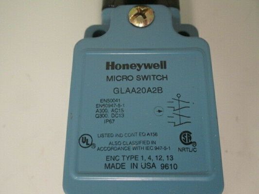 Honeywell GLAA20A2B Snap Action Limit Switch Seitenschalter 10A 600 VAC 250 VDC Zink GLA-Serie