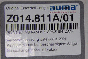 Z014.811A-01 Signal-E-Steuerplatte AUMA-Aktorteile Reparatur und Austausch