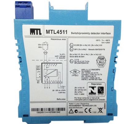 MTL4511 MTL-Instrumente Schalter/Nachbarkeitsmelder 1-Kanal-Schnittstelle mit Leitungsschadenerkennung