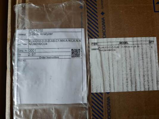 YOKOGAWA FLXA202-D-D-D-AB-C1-NN-A-N-LA-N-NN/UM/H8/CD4 2-Draht-Flüssigkeitsanalysator, Yokogawa FLEXA Transmitter