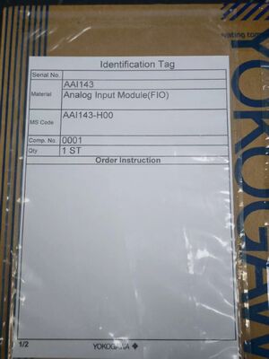 YOKOGAWA AAI143-H00 16-Kanal isoliertes analoges Eingangsmodul