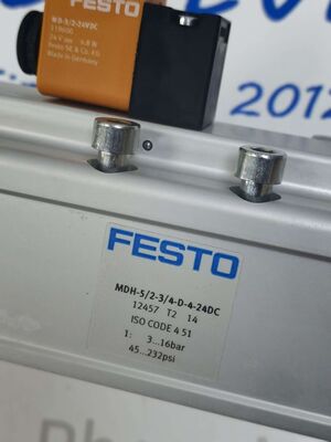 FESTO MDH-52-34-D-4-24DC Magnetventil, 24VDC Ventilspulen-Baugruppe